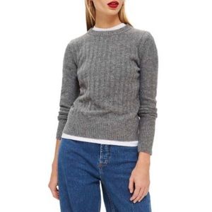 TOPSHOP Rib-knit Sweater